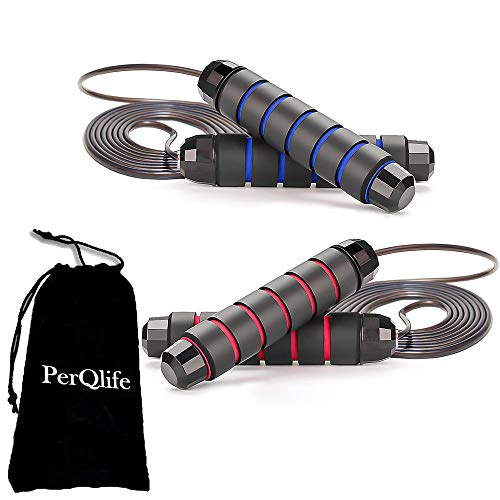 PerQlife High-Speed Jump Rope - 2-Pack Tangle-Free Workout