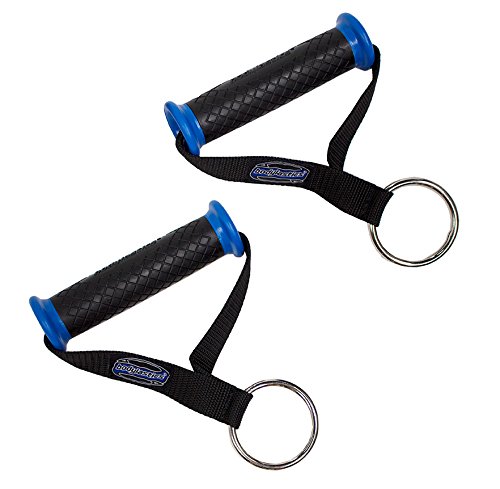 Bodylastics Upgraded Gym Resistance Bands Handles with Solid ABS Cores