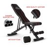 FLYBIRD Adjustable Bench,Utility Weight Bench for Full Body Workout