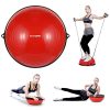 Balance Trainer Stability Yoga Exercise Ball with Resistance Bands & Pump