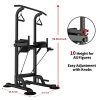 Leasbar Power Tower Dip Bar Station Pull Up Stand for Home