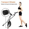 ATIVAFIT Indoor Cycling Bike Folding Magnetic Upright Bike