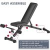MANERSON Adjustable Weight Bench Full Body Workout