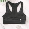 Women Sport Bra Back Pocket Running Yoga Bras Padded