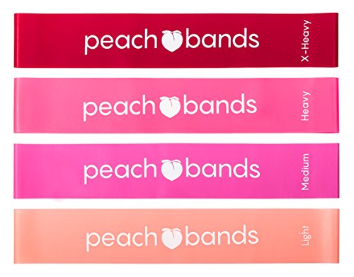 Peach Bands Resistance Bands Set - Exercise Workout Bands