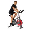 Bike Belt Drive Indoor Cycling Bike with LCD Monitor