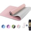 Eco Gym Fitness Mats with Alignment Marks