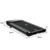 Goplus Under Desk Electric Treadmill, with Touchable LED Display