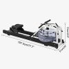 Water Rowing Machine,Indoor Rower with Adjustable Resistance