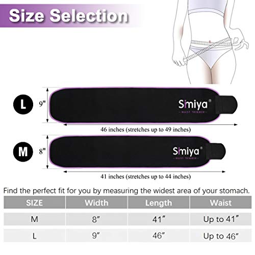 SIMIYA Waist Trimmer for Women and Men, Stomach Wraps