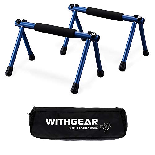 Withgear Folding Push Up Bar - Portable and Lightweight
