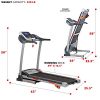 Sunny Health and Fitness Folding Treadmill with Digital Monitor