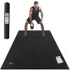 Cambivo Large Exercise Mat, 6' x 4' x 7mm Workout Mats