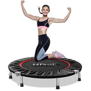FirstE 40'' Portable Fitness Trampolines, Foldable Mini Trampoline