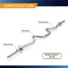 Marcy Triceps and Biceps Combo Curl Bar for 1-inch Weight