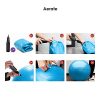 REEHUT Anti-Burst Core Exercise Ball w/Pump, Manual for Yoga