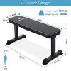 MaxKare Flat Weight Bench 600 LBS Capacity 42x18.5x19'' Workout