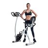 BCAN Folding Exercise Bike, Magnetic Upright Bicycle with Heart Rate