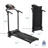 ZELUS Folding Treadmill for Home Gym, Portable Wheels