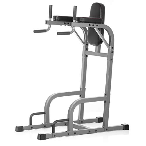 XMark Commercial Vertical Knee Raise with Dip Station and Push Up Station