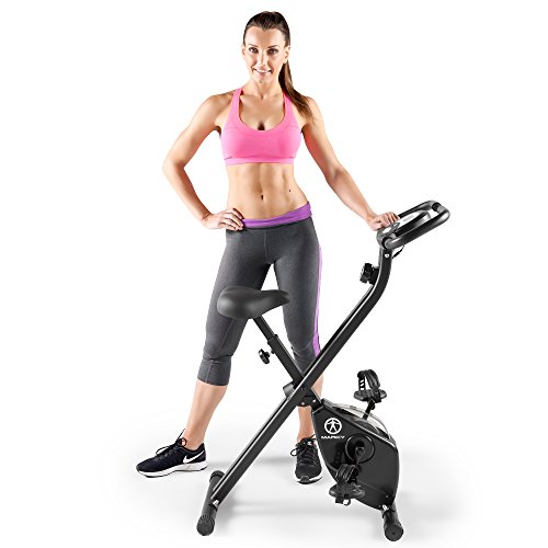 Marcy Folding Upright Exercise Bike with Magnetic Resistance