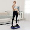 FITQUIET Vibration Plate Exercise Machine with Loop Resistance Bands