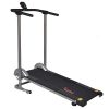 Manual Compact Walking Treadmill with LCD Monitor