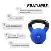 RitFit Neoprene Coated Solid Cast Iron Kettlebell