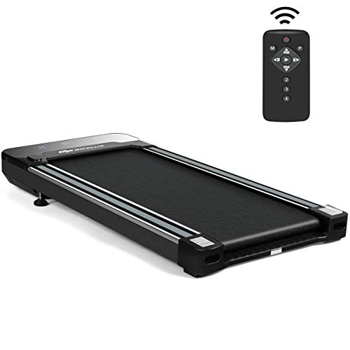 Goplus Under Desk Electric Treadmill, with Touchable LED Display