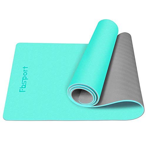 FBSPORT Yoga Mat- Eco Friendly Non Slip 1/4 inch Fitness Exercise Mat