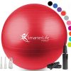Exercise Ball for Yoga, Fitness, Pilates, Birthing, Therapy