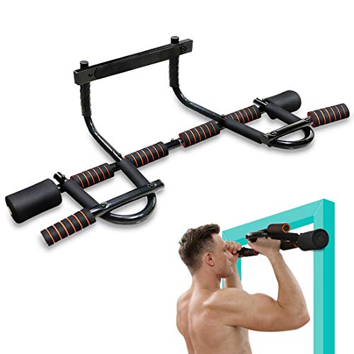 KLL Pull up Bar for Doorway, Multi-Grip Pull-up Bars for Home
