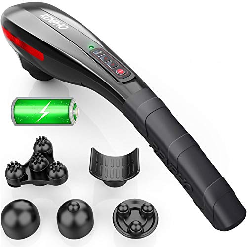 RENPHO Cordless Handheld Back Massager, Rechargeable Electric