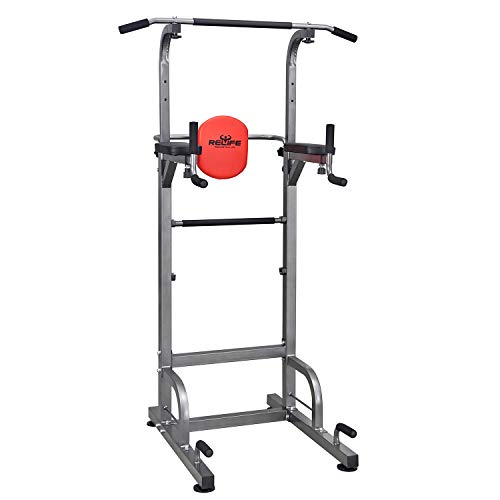 RELIFE REBUILD YOUR LIFE Power Tower Workout Dip Station