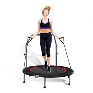 MOLANEPHY 40" Foldable Fitness Trampoline, Exercise Rebounder