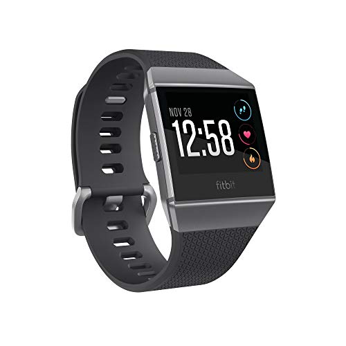 Fitbit Ionic GPS Smart Watch, Charcoal/Smoke Gray
