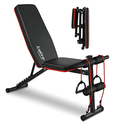 Foldable Incline Decline Sit Up Exercise benc Weight Bench Adjustable