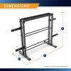 Marcy Combo Weights Storage Rack for Dumbbells