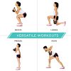 Best Choice Products 3-Piece Kettlebell Set with Storage Rack