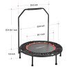 Wonder Maxi Mini Fitness Trampoline, 40 Inch Foldable Rebounder Trampoline