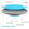 Portable Rocker Board for Balance Training and Exercising-Blue