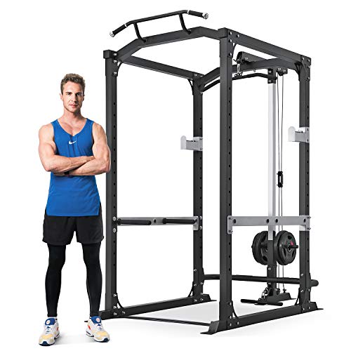 MaxKare Power Cage with LAT Pulldown Attachments