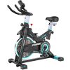 pooboo Indoor Cycling Bike, Belt Drive Indoor Exercise Bike