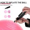 Lusuroi Exercise Ball for Yoga, Pilates, Fitness, Balance, Stability, Birthing