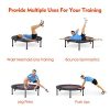 GARTIO 40" Exercise Trampoline, Portable & Foldable Mini Rebounder