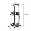 PUPZO Pull Up Bars Power Tower Workout Dip Stands