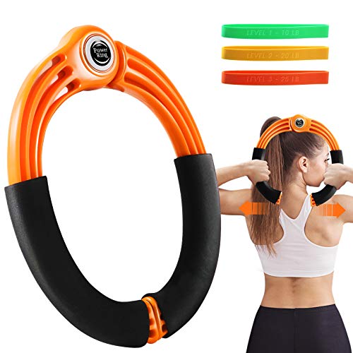 Aone Arm Power Exercise Ring with 3 Resistance Bands