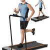 UREVO 2 in 1 Under Desk Treadmill, 2.5HP Folding Electric Walking