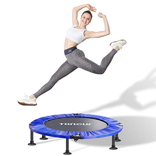 Toncur 2021 36" Mini Trampoline Fitness Foldable for Adults and Kids