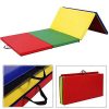 4'x8'x2 Gymnastics Mat Folding PU Panel Gym Fitness Exercise